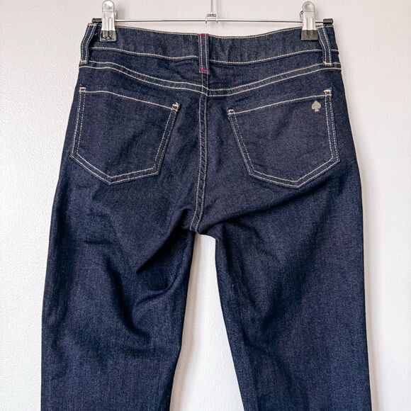 Kate Spade Perry Street Dark Wash Play Hooky Slim Jean Size 24 - Picture 5 of 8